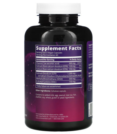 Cardio Chelate مع (ثنائي أمين الإيثيلين رباعي حمض الأسيتيك) مع 180 كبسولة نباتية  من متجر روزا في فلسطين