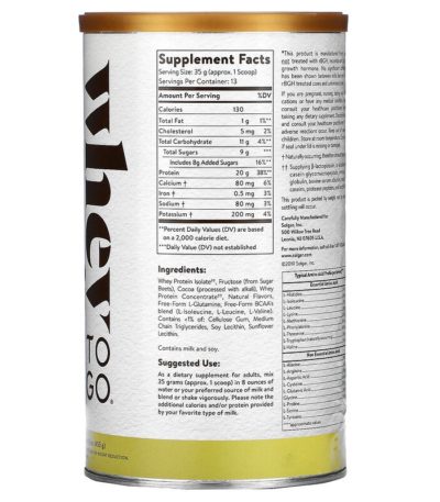 Whey To Go، مسحوق بروتين شرش اللبن،  16 أونصة (455 جم)  من متجر روزا في فلسطين