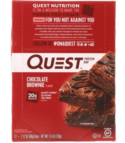 لوح البروتين Quest Protein Bar،  12 لوح، 2.12 أوقية (60 غرام) لكل لوح  من متجر روزا في فلسطين