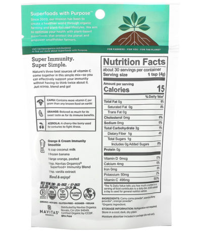 Organic Superfood+ Immunity Blend