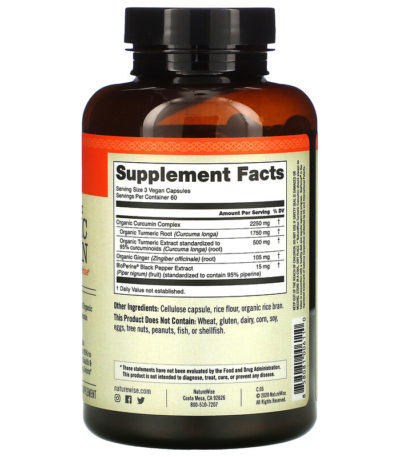 Organic Turmeric Curcumin