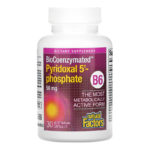 ⁦Natural Factors, BioCoenzymated،بي6، بَيرِيدوُكْسال 5-فوسفات، 50 ملغم، 30 كبسولة نباتية⁩ - الصورة ⁦3⁩