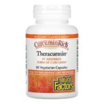 ⁦Natural Factors, CurcuminRich، Theracurmin، كبسولة نباتية⁩ - الصورة ⁦3⁩