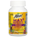 ⁦Nature's Way, Alive! Max3 Potency، متعدد الفيتامينات للنساء، 90 قرصًا⁩ - الصورة ⁦4⁩