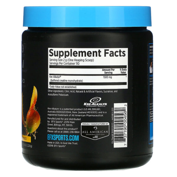 مسحوق Kre-Alkalyn EFX‏، بمقدار 7.76 أونصة (220 جم)  من متجر روزا في فلسطين