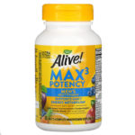 ⁦Nature's Way, Alive! Max3 Potency، متعدد الفيتامينات للرجال، 90 قرص⁩ - الصورة ⁦4⁩