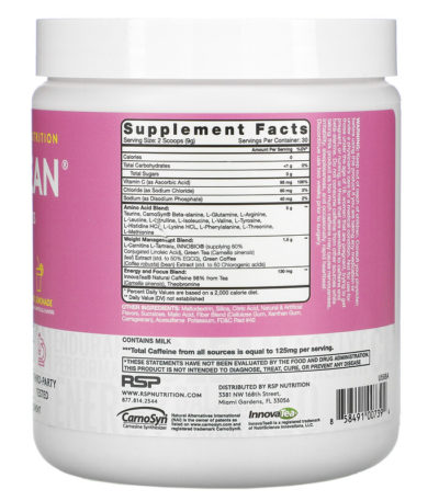 AminoLean، أحماض أمينية أساسية + طاقة متاحة في أي وقت، بعصير الليمون الوردي، 9.52 أونصة (270 جم)  من متجر روزا في فلسطين