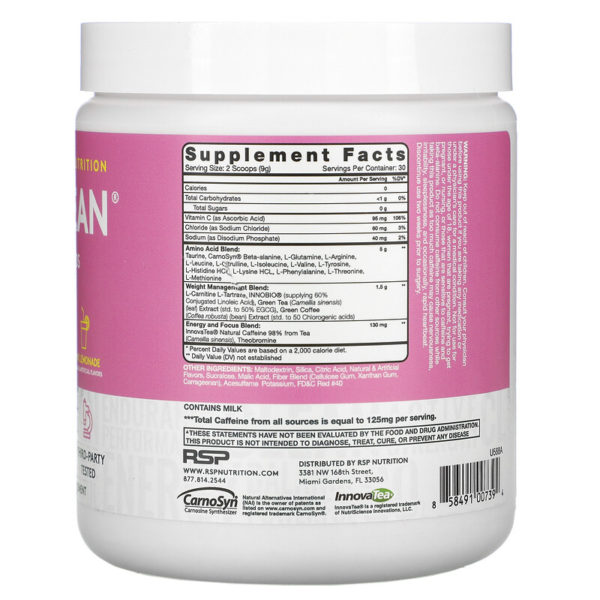 AminoLean، أحماض أمينية أساسية + طاقة متاحة في أي وقت، بعصير الليمون الوردي، 9.52 أونصة (270 جم)  من متجر روزا في فلسطين