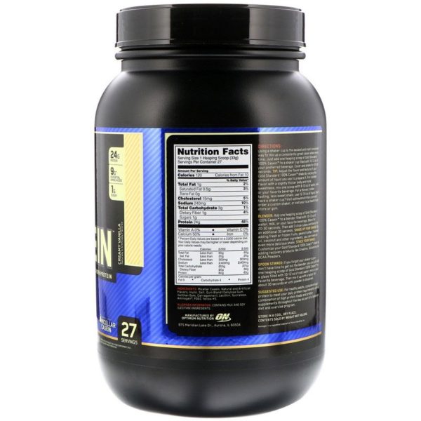 Gold Standard 100% Casein،  رطلان (909 جم)  من متجر روزا في فلسطين