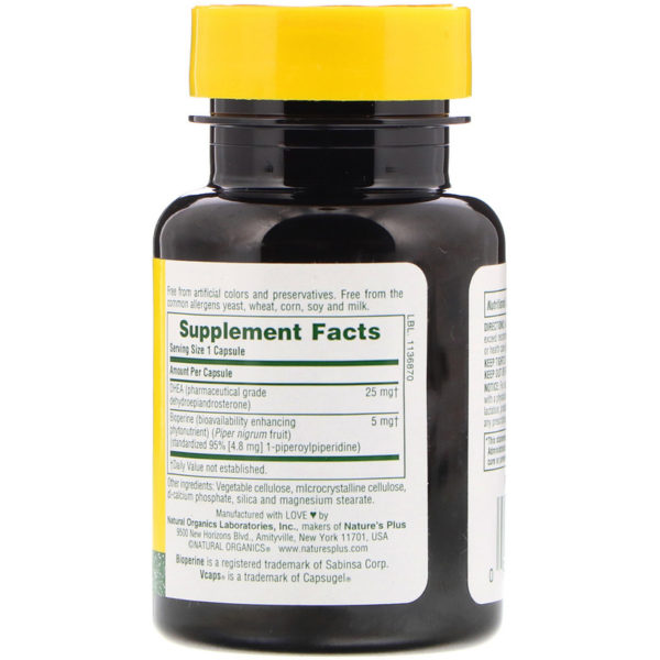DHEA-25 with Bioperine