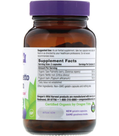Saw Palmetto Pygeum ، عدد 90 كبسولات جيلاتينية  من متجر روزا في فلسطين