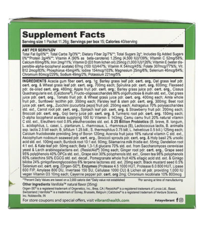 Green Vibrance +25 Billion Probiotics