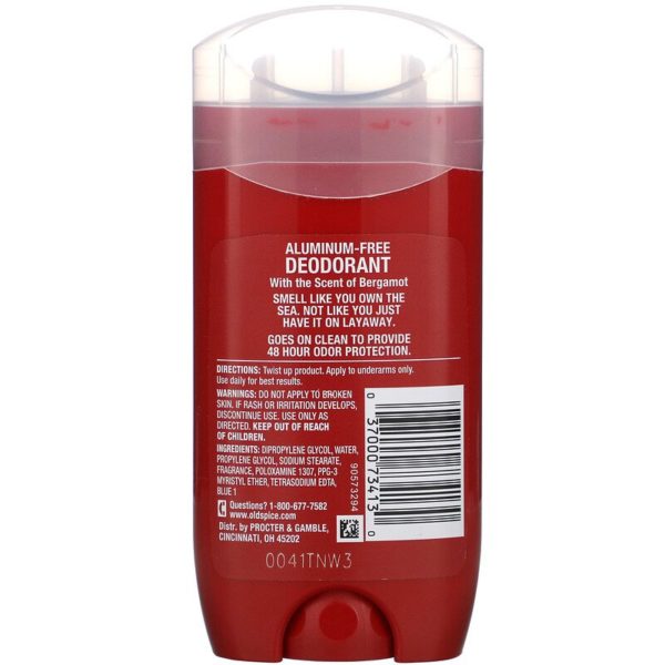 مزيل عرق، Captain، برائحة الشجاعة والبرجموت، 3 أونصة (85 جم) Old Spice من متجر روزا في فلسطين