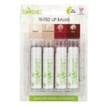 مرطب شفاه ملون، مجموعة من 4 قطع، 0.15 أونصة، (4.25 جم) لكل قطعة Sky Organics من متجر روزا في فلسطين