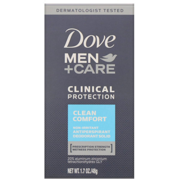 Men+Care، حماية طبية، مزيل عرق ومانع للتعرق، من منتجات Clean Comfort، الوزن 1.7 أونصة (48 جم) Dove من متجر روزا في فلسطين