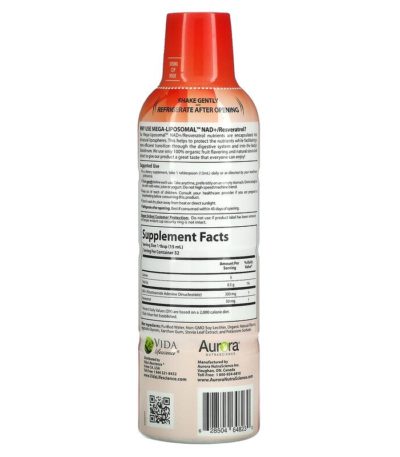 Mega-Liposomal NAD+/Resveratrol