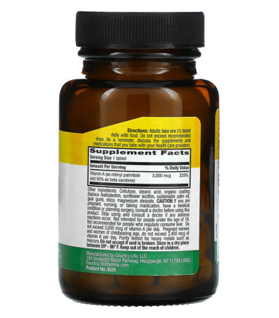 Dry Vitamin A