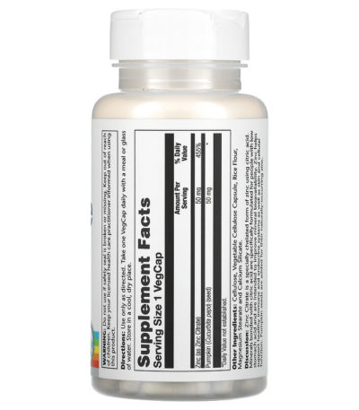 Zinc Citrate with Pumpkin Seed