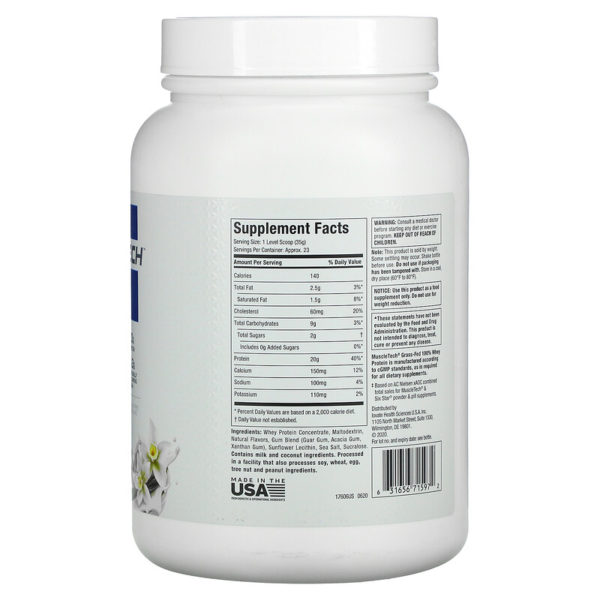 100% Grass-Fed Whey Protein
