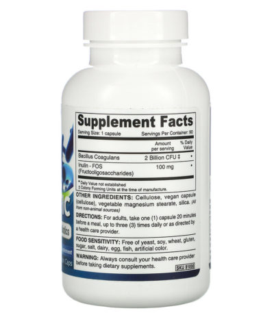 Premium Vegan Probiotic with FOS Prebiotic