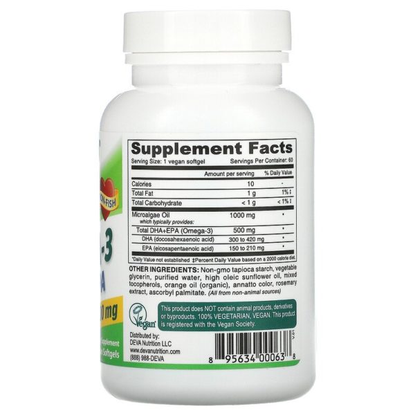 Vegan Omega-3 DHA-EPA
