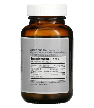 Vitamin D-3 with Vitamin K2 MK-7