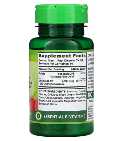 Vitamin B-12 plus Folic Acid