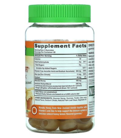 Vitamin C Immune Support + Manuka Honey