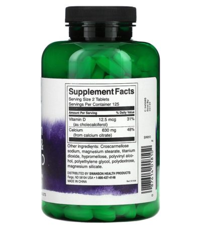 Calcium Citrate & Vitamin D