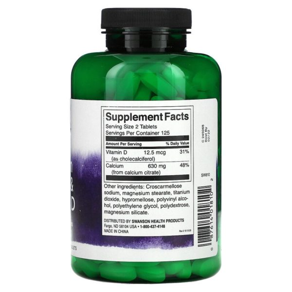 Calcium Citrate & Vitamin D