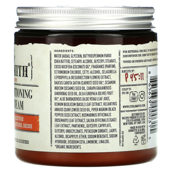 Curl Conditioning Oil-In-Cream