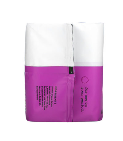 Organic Regular Herbal-Infused Pads With Wings