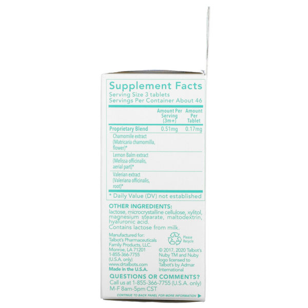 Chamomile Night Time Soothing Tablets