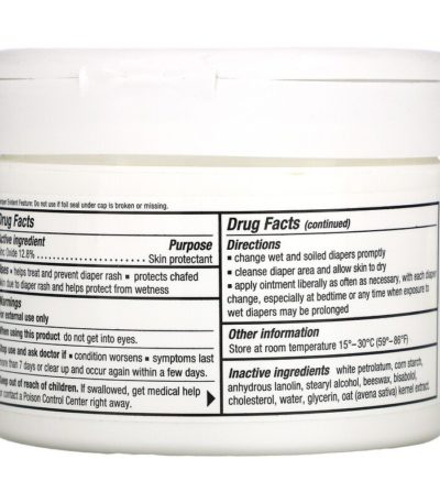 Zinc Oxide Diaper Rash Cream