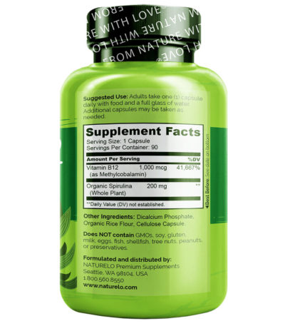 Vegan B12 Infused with Spirulina