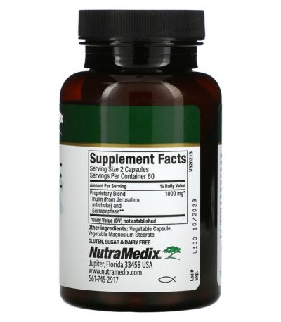 Serrapeptase with Inulin