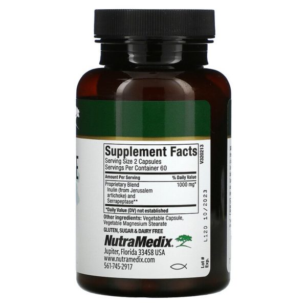 Serrapeptase with Inulin