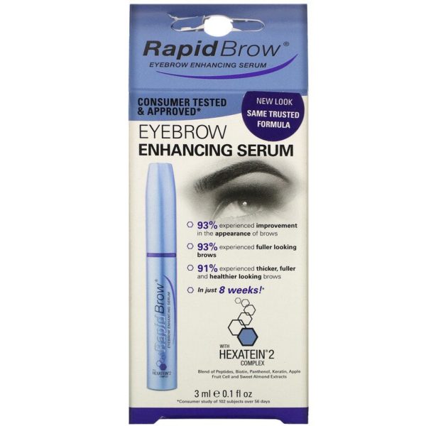 مصل تكثيف الحواجب، 0.1 أونصة سائلة (3 مل) RapidLash من متجر روزا في فلسطين