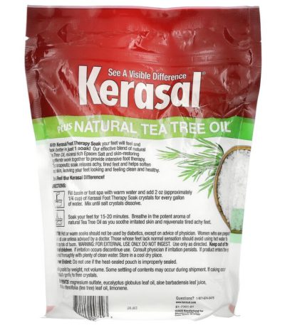Foot Therapy Soak Plus Natural Tea Tree Oil
