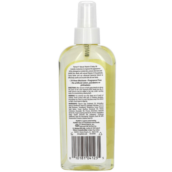 Natural Vitamin E Body Oil