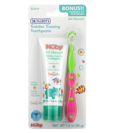 Toddler Training Toothpaste with Toothbrush