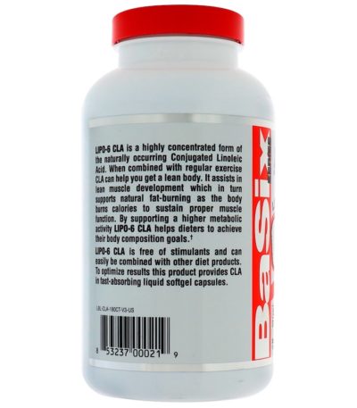 LIPO-6 CLA، 180 كبسولة هلامية  من متجر روزا في فلسطين