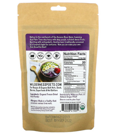 Freeze Dried Acai Powder