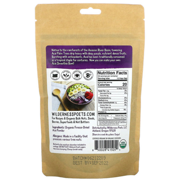Freeze Dried Acai Powder