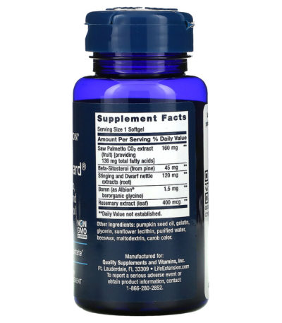 PalmettoGuard Saw Palmetto/Nettle Root with Beta-Sitosterol