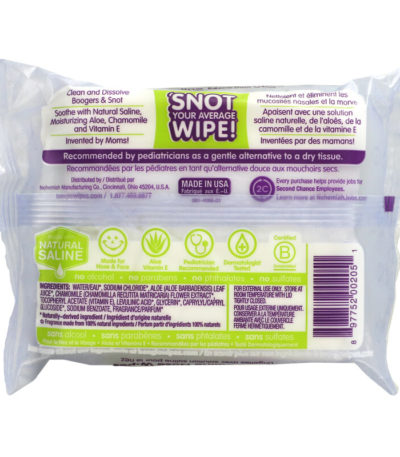 Gentle Saline Nose Wipes