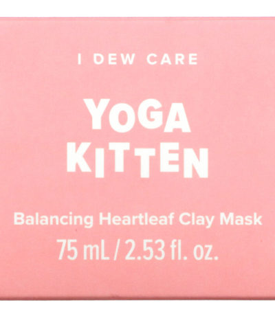 Yoga Kitten، قناع الجمال المتوازن من الطين وأوراق شجرة الحب، 2.53 أونصة سائلة (75 مل) I Dew Care من متجر روزا في فلسطين