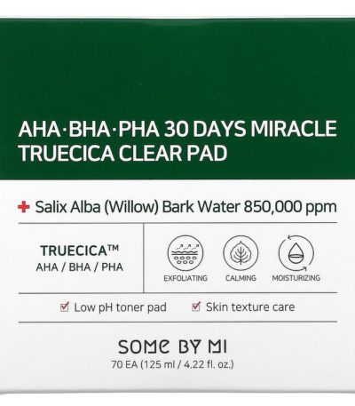AHA/BHA/PHA 30 Days Miracle Truecica Clear Pad
