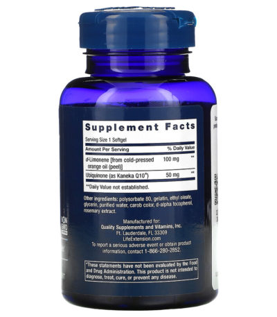 Super-Absorbable CoQ10 with d-Limonene