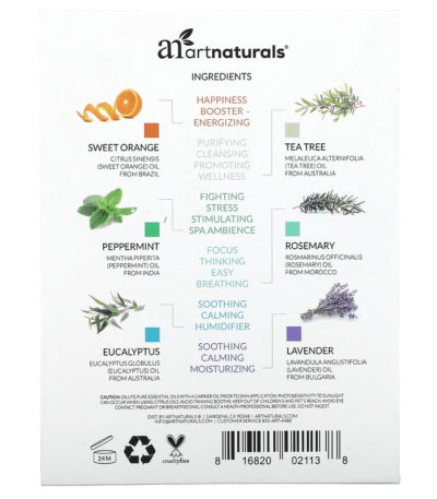 Top 6 Essential Oils Set